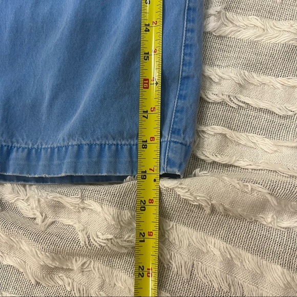 Peter Millar Mens Golf Shorts Size 34 Pima Cotton Color Blue Casual Classic EUC - Picture 6 of 6